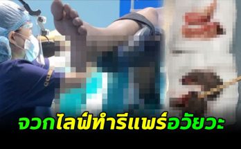 ไลฟ์ทำรีแพร์อวัยวะสาว